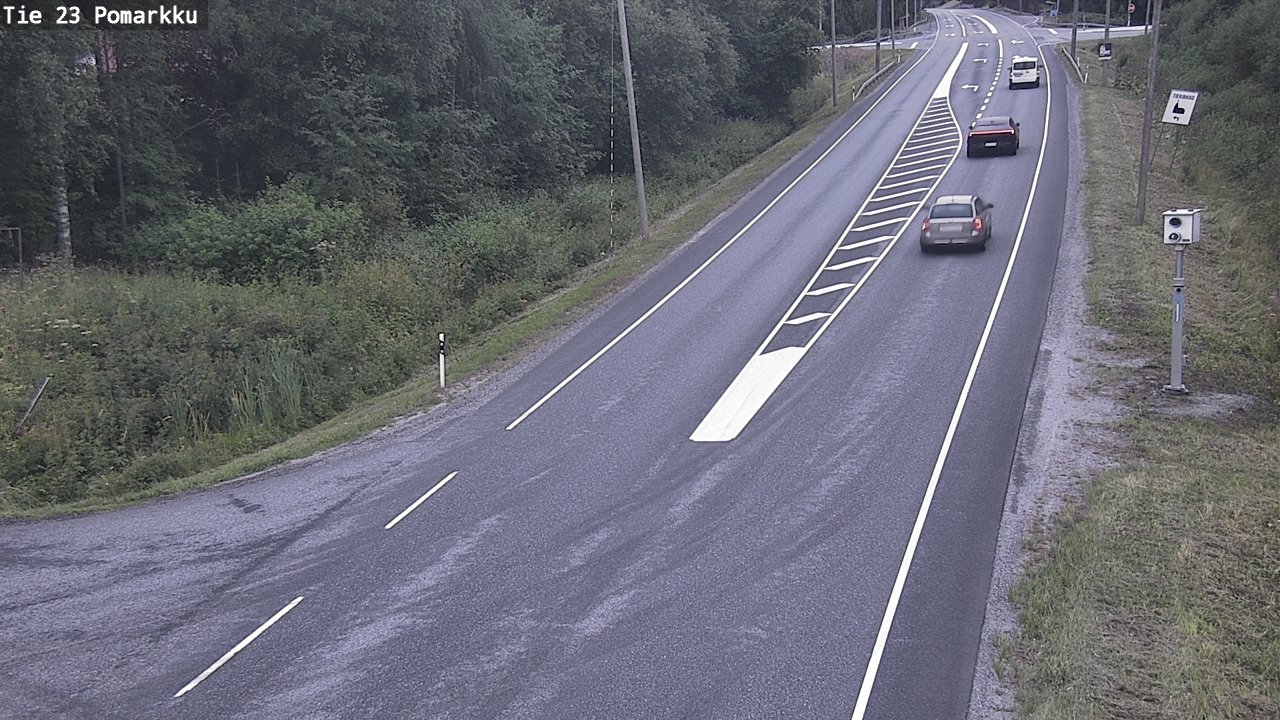 Weather Camera Image Road 23 Pomarkku, Pomarkku, Satakunta