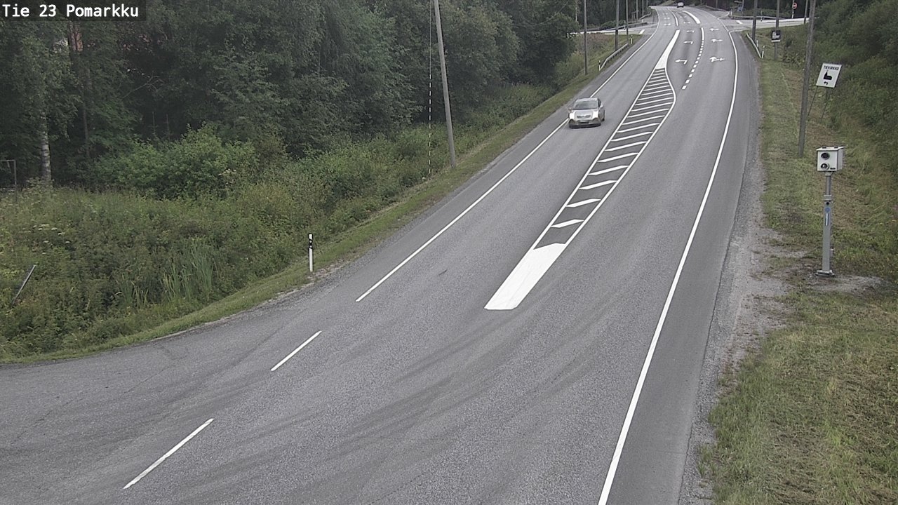 Weather Camera Image Road 23 Pomarkku, Pomarkku, Satakunta