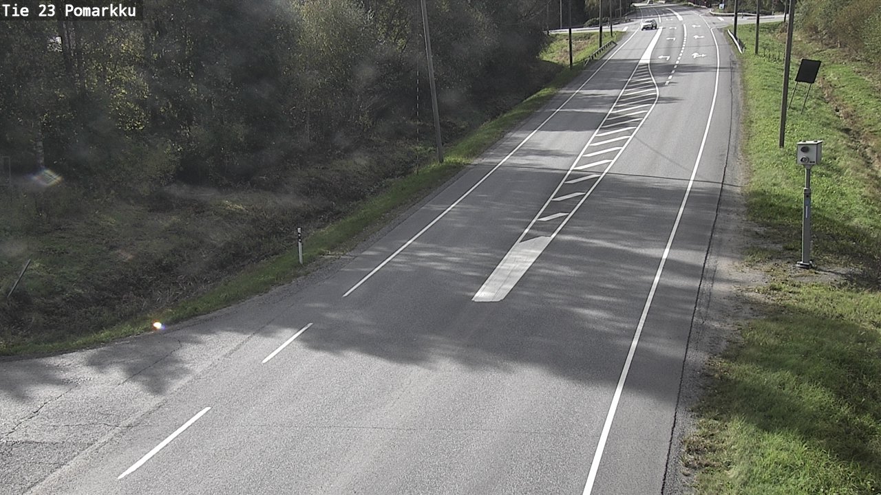 Weather Camera Image Väg 23 Påmark, Pomarkku, Satakunta