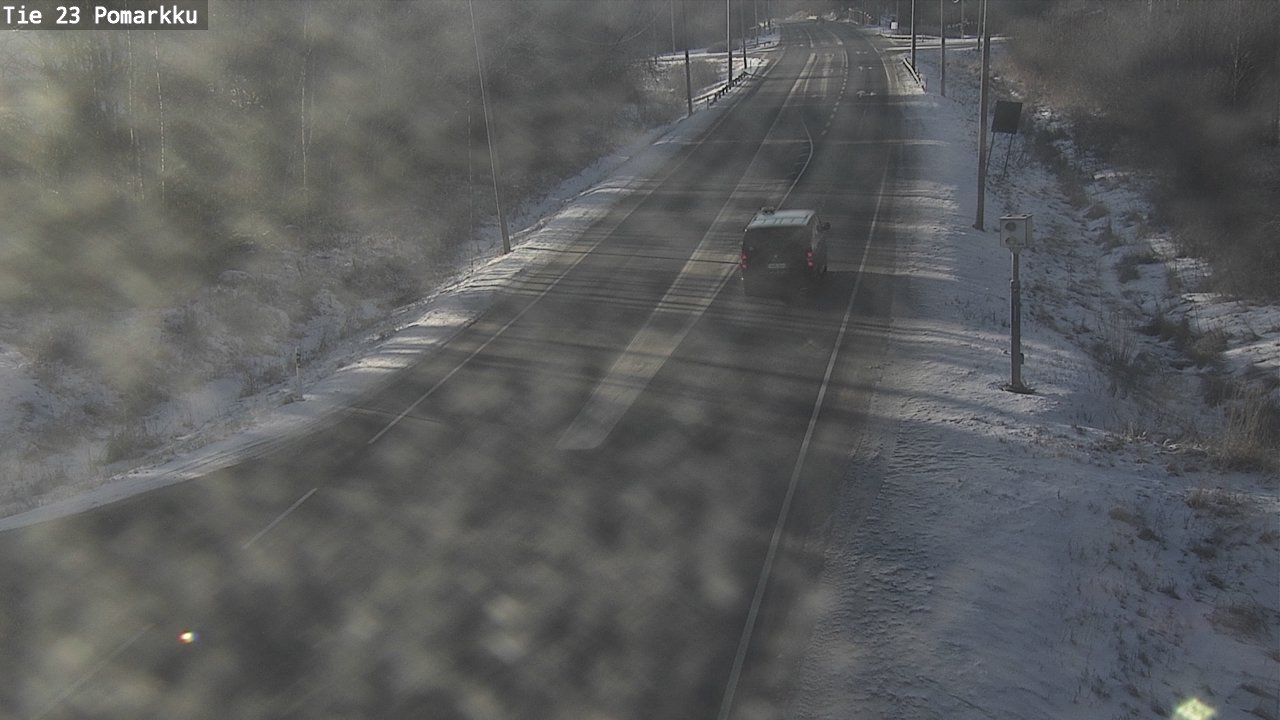 Weather Camera Image Road 23 Pomarkku, Pomarkku, Satakunta