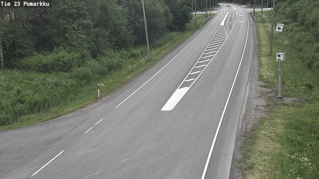 Weather Camera Image Road 23 Pomarkku, Pomarkku, Satakunta