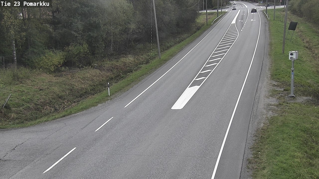 Weather Camera Image Väg 23 Påmark, Pomarkku, Satakunta