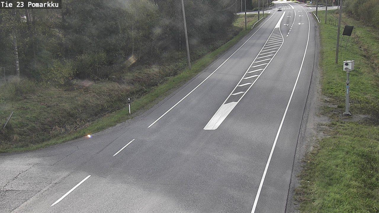Weather Camera Image Väg 23 Påmark, Pomarkku, Satakunta