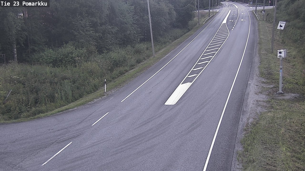 Weather Camera Image Road 23 Pomarkku, Pomarkku, Satakunta