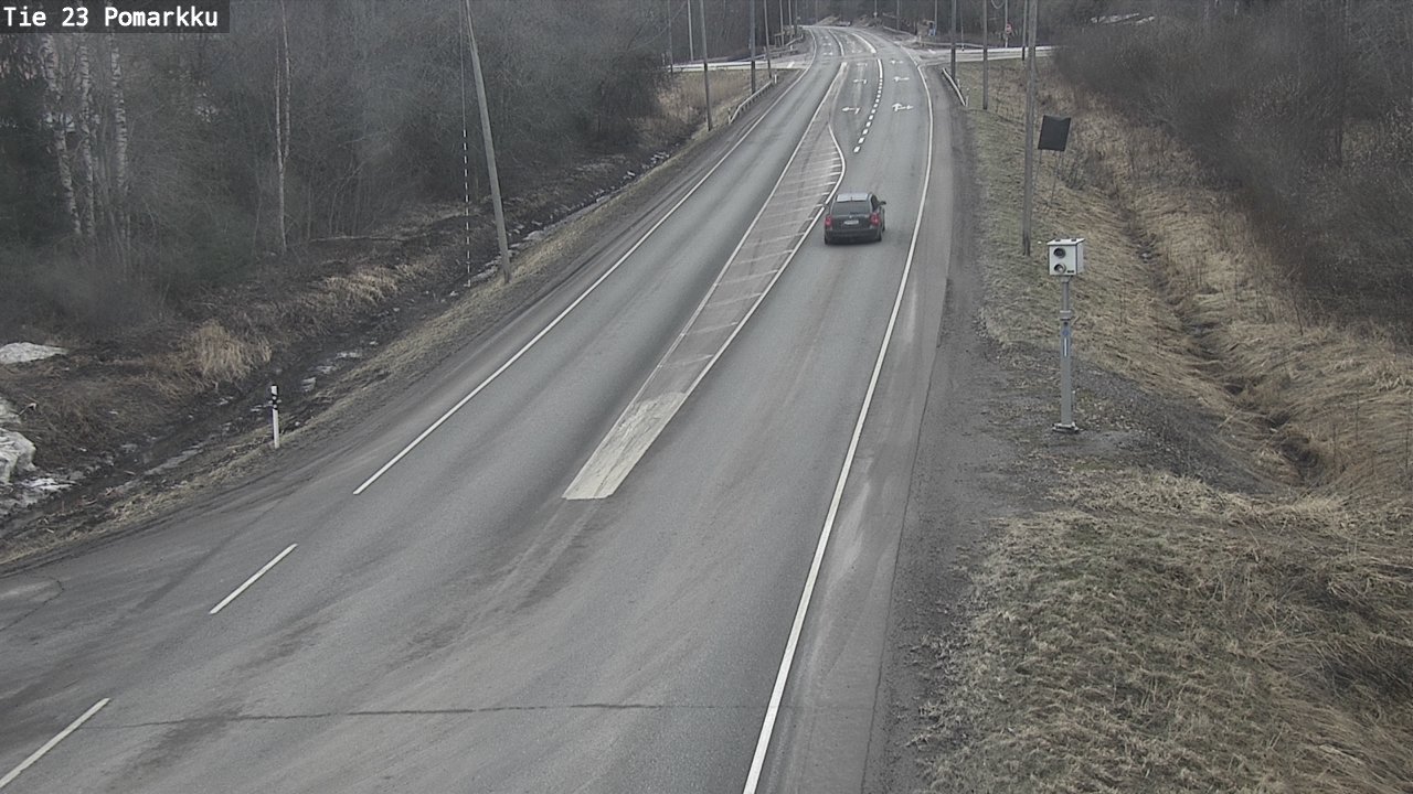 Weather Camera Image Road 23 Pomarkku, Pomarkku, Satakunta