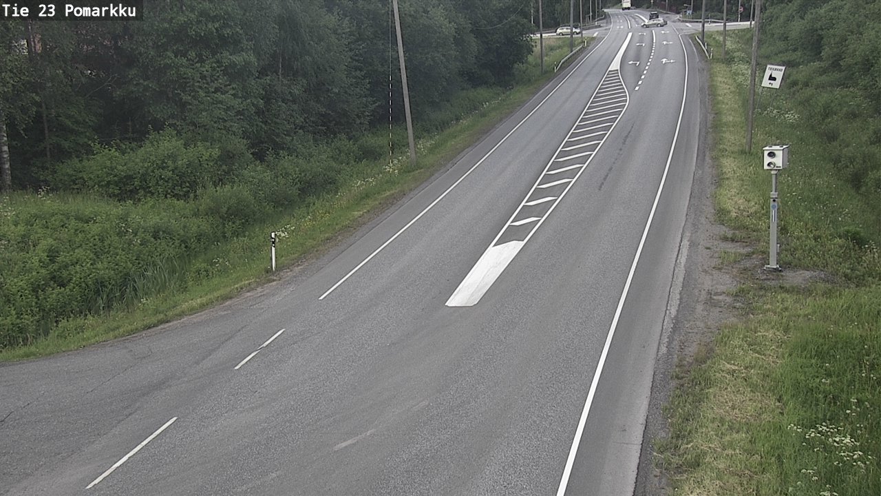 Weather Camera Image Road 23 Pomarkku, Pomarkku, Satakunta
