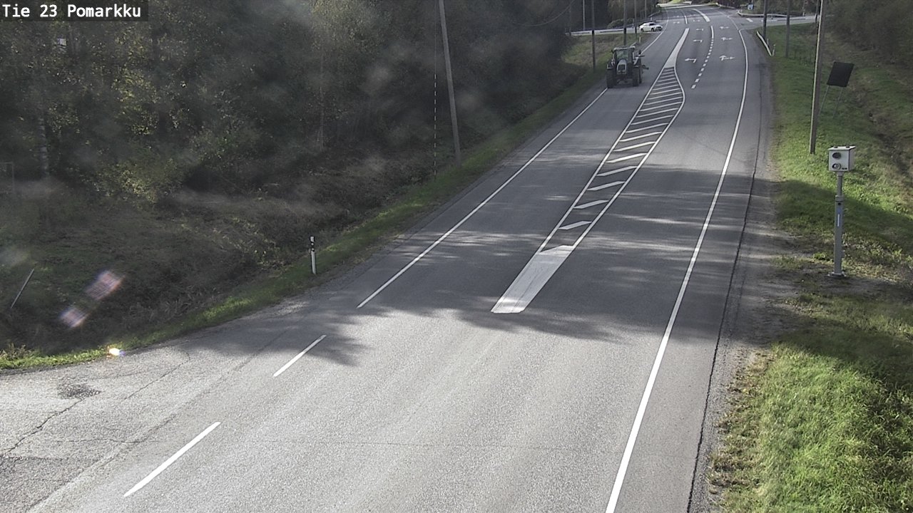 Weather Camera Image Väg 23 Påmark, Pomarkku, Satakunta
