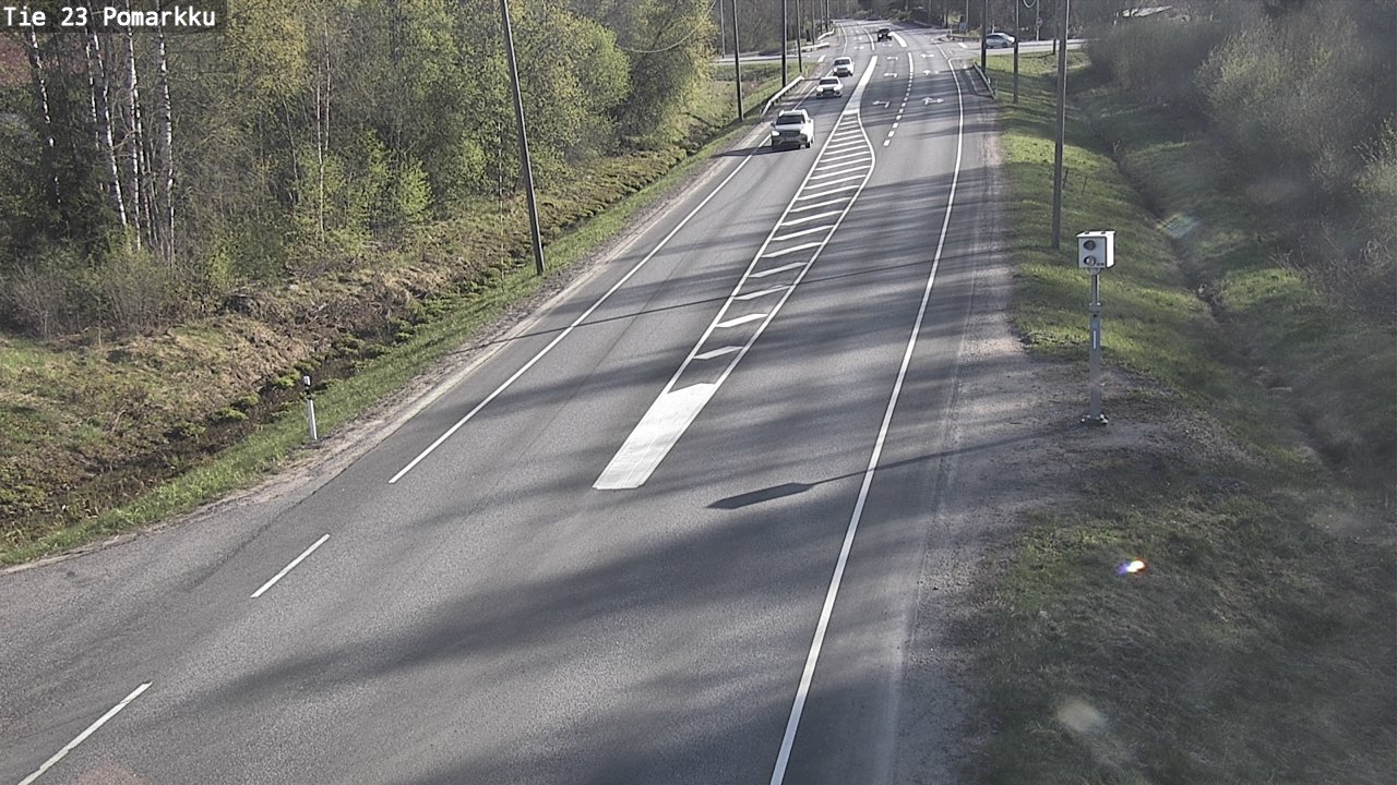 Weather Camera Image Väg 23 Påmark, Pomarkku, Satakunta