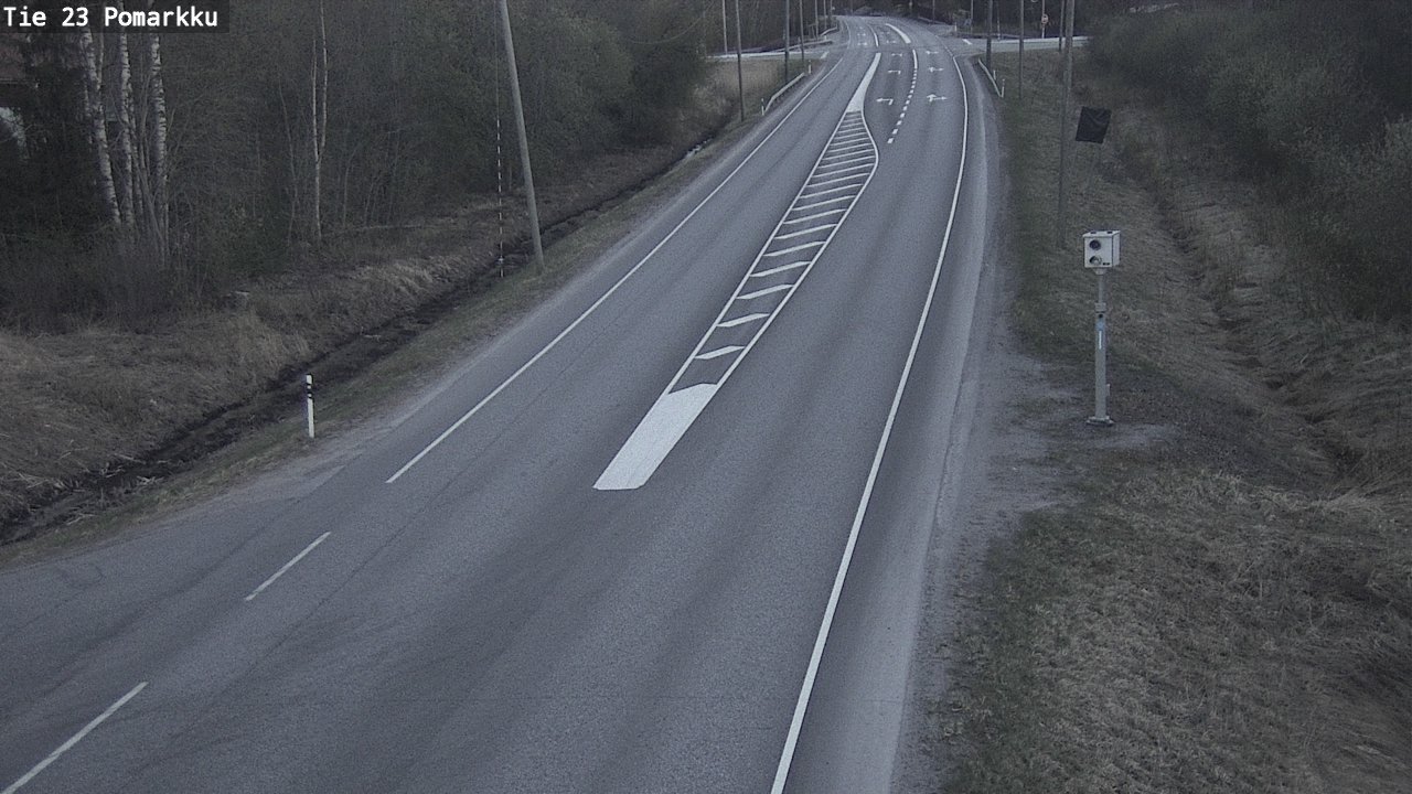 Weather Camera Image Väg 23 Påmark, Pomarkku, Satakunta