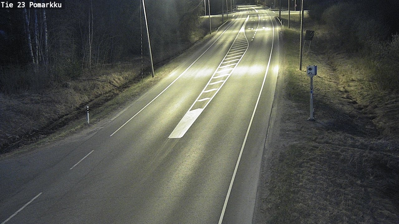Weather Camera Image Väg 23 Påmark, Pomarkku, Satakunta