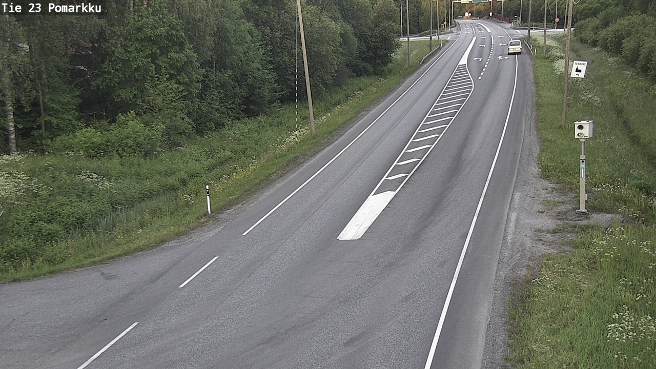 Weather Camera Image Road 23 Pomarkku, Pomarkku, Satakunta