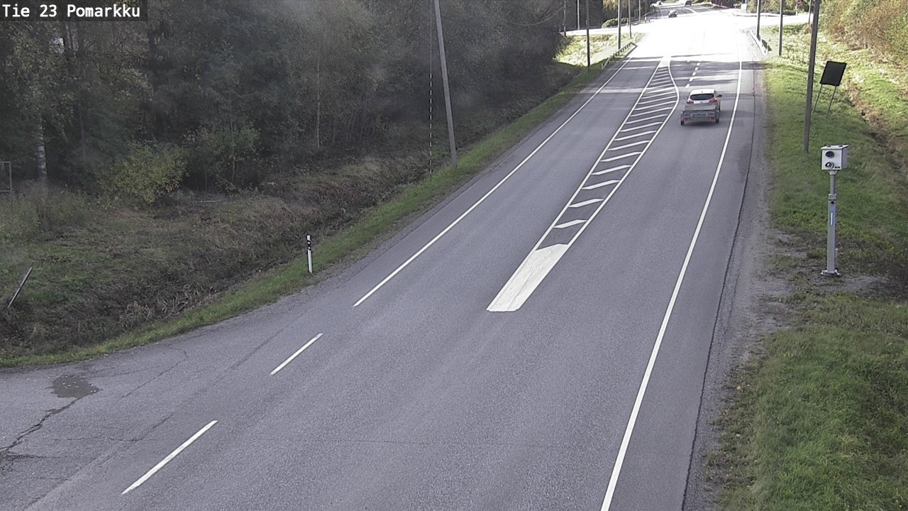 Weather Camera Image Väg 23 Påmark, Pomarkku, Satakunta