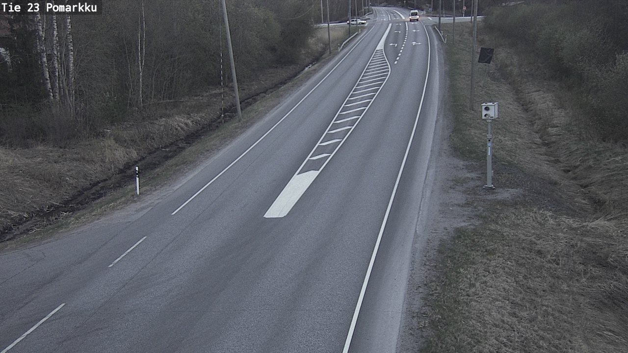 Weather Camera Image Väg 23 Påmark, Pomarkku, Satakunta