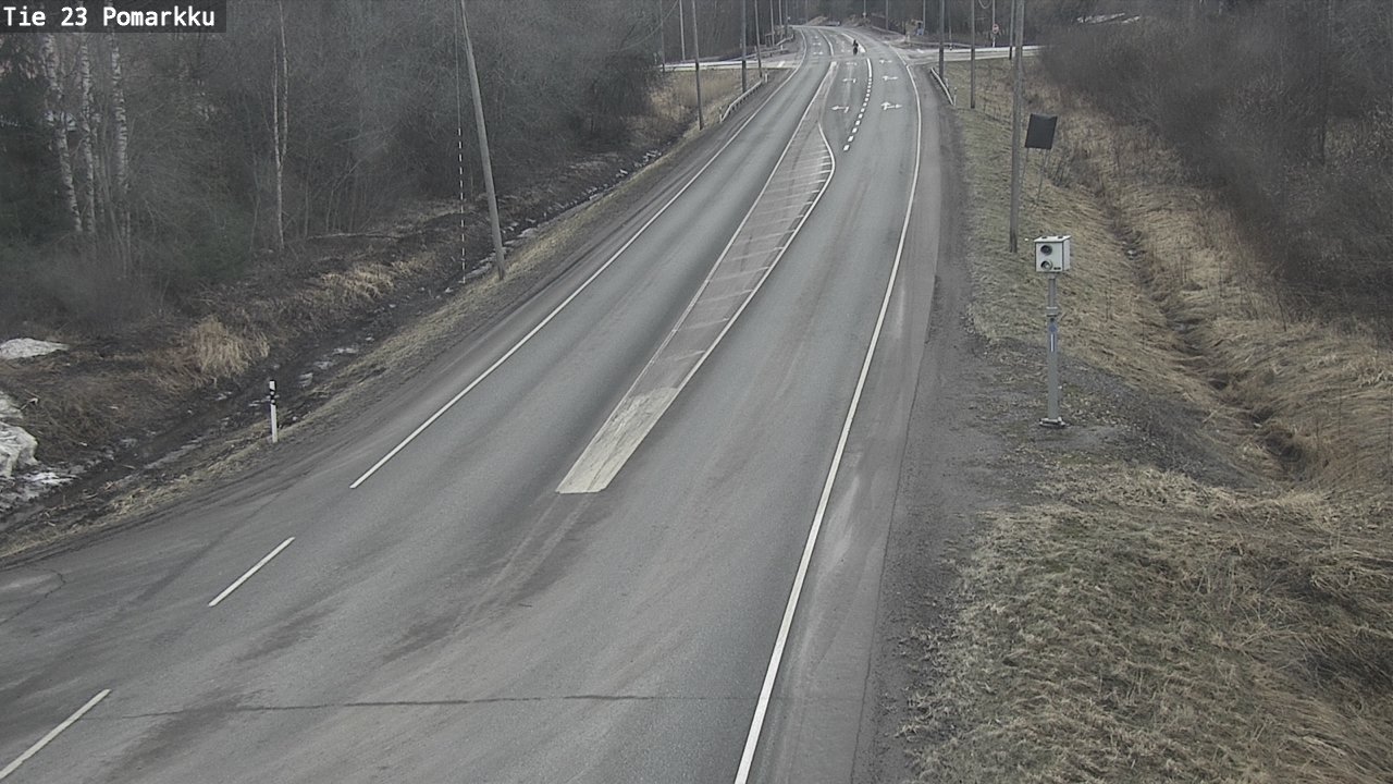 Weather Camera Image Road 23 Pomarkku, Pomarkku, Satakunta