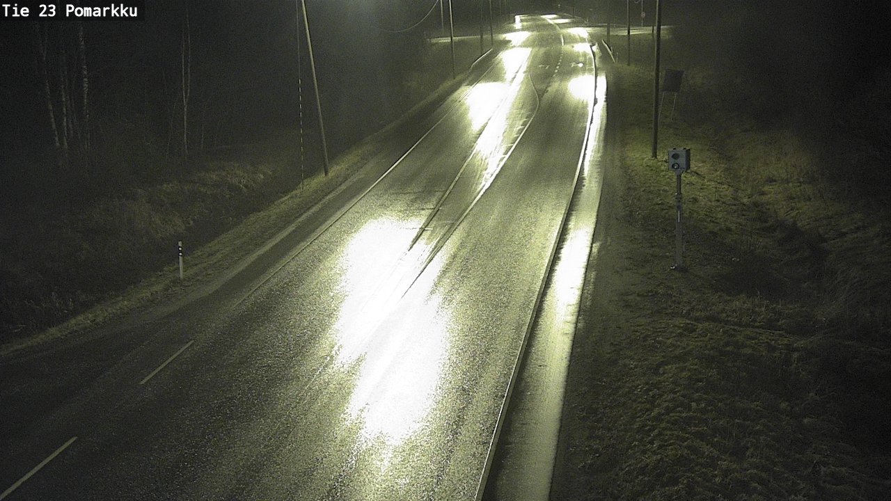 Weather Camera Image Road 23 Pomarkku, Pomarkku, Satakunta