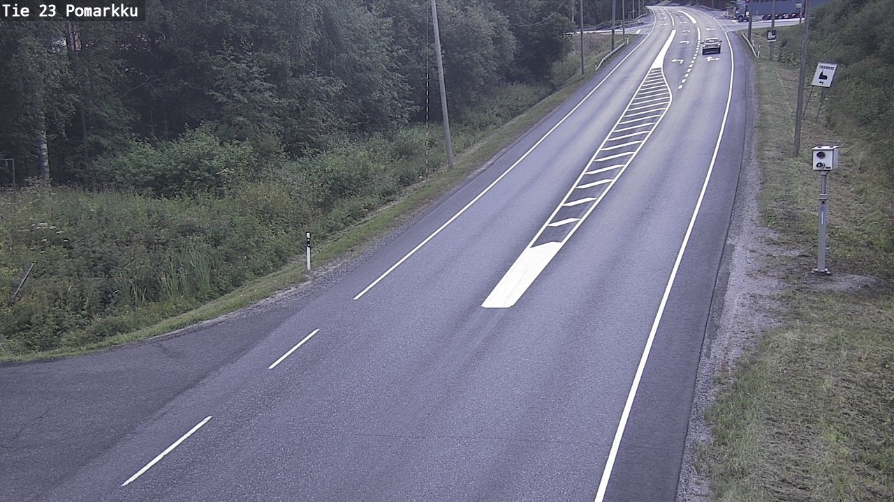 Weather Camera Image Road 23 Pomarkku, Pomarkku, Satakunta