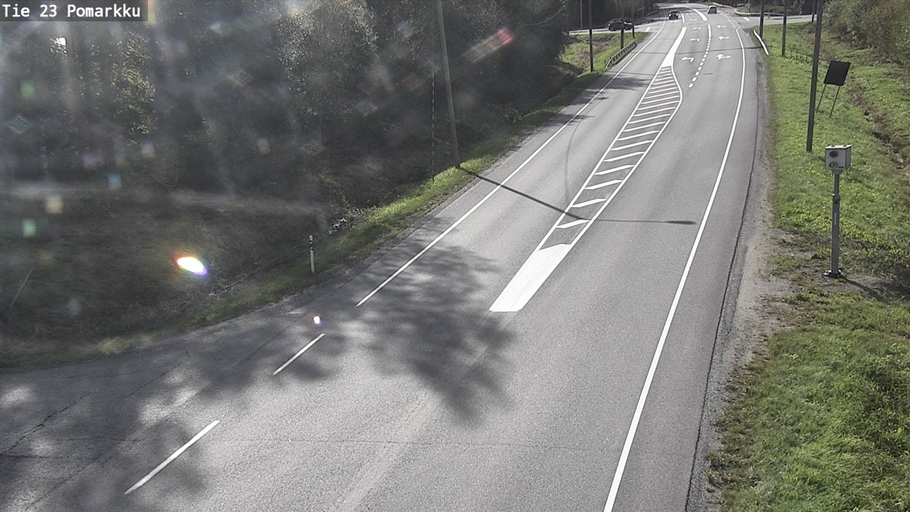 Weather Camera Image Väg 23 Påmark, Pomarkku, Satakunta