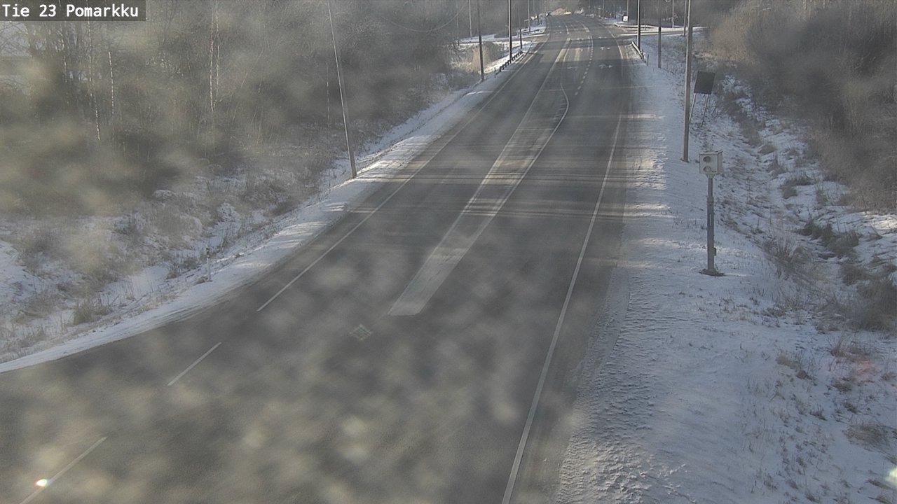 Weather Camera Image Road 23 Pomarkku, Pomarkku, Satakunta