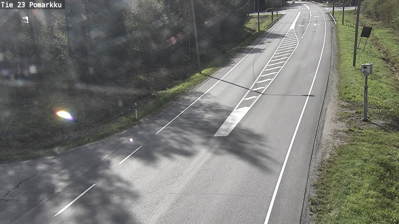 Weather Camera Image Väg 23 Påmark, Pomarkku, Satakunta