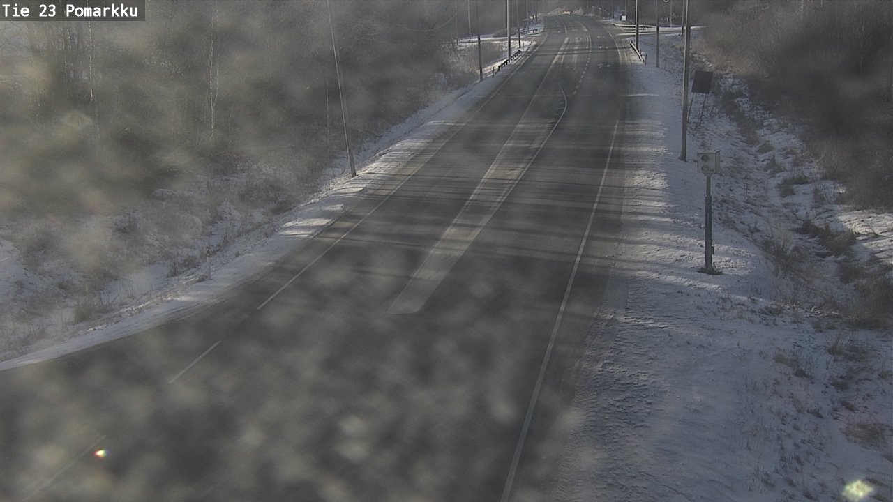 Weather Camera Image Road 23 Pomarkku, Pomarkku, Satakunta