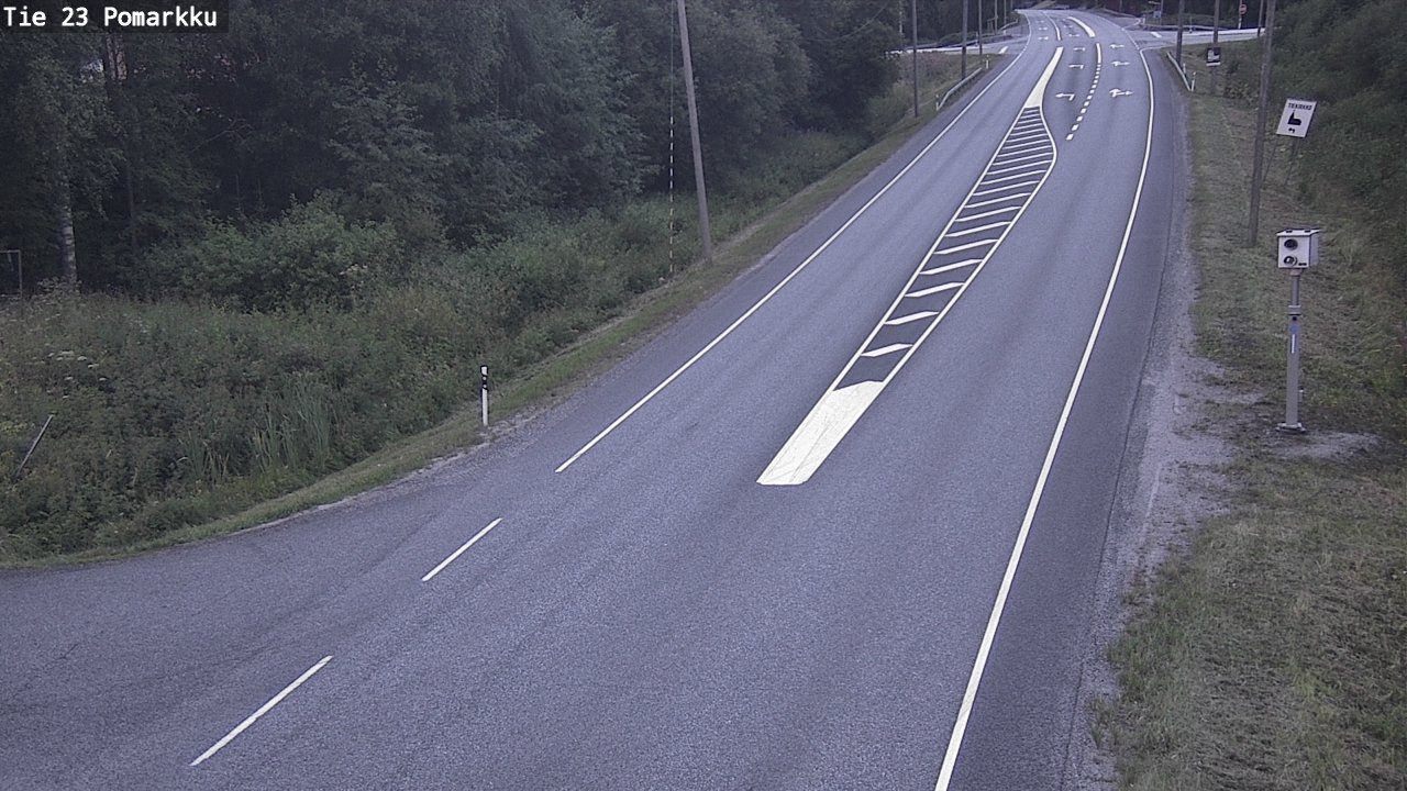 Weather Camera Image Road 23 Pomarkku, Pomarkku, Satakunta