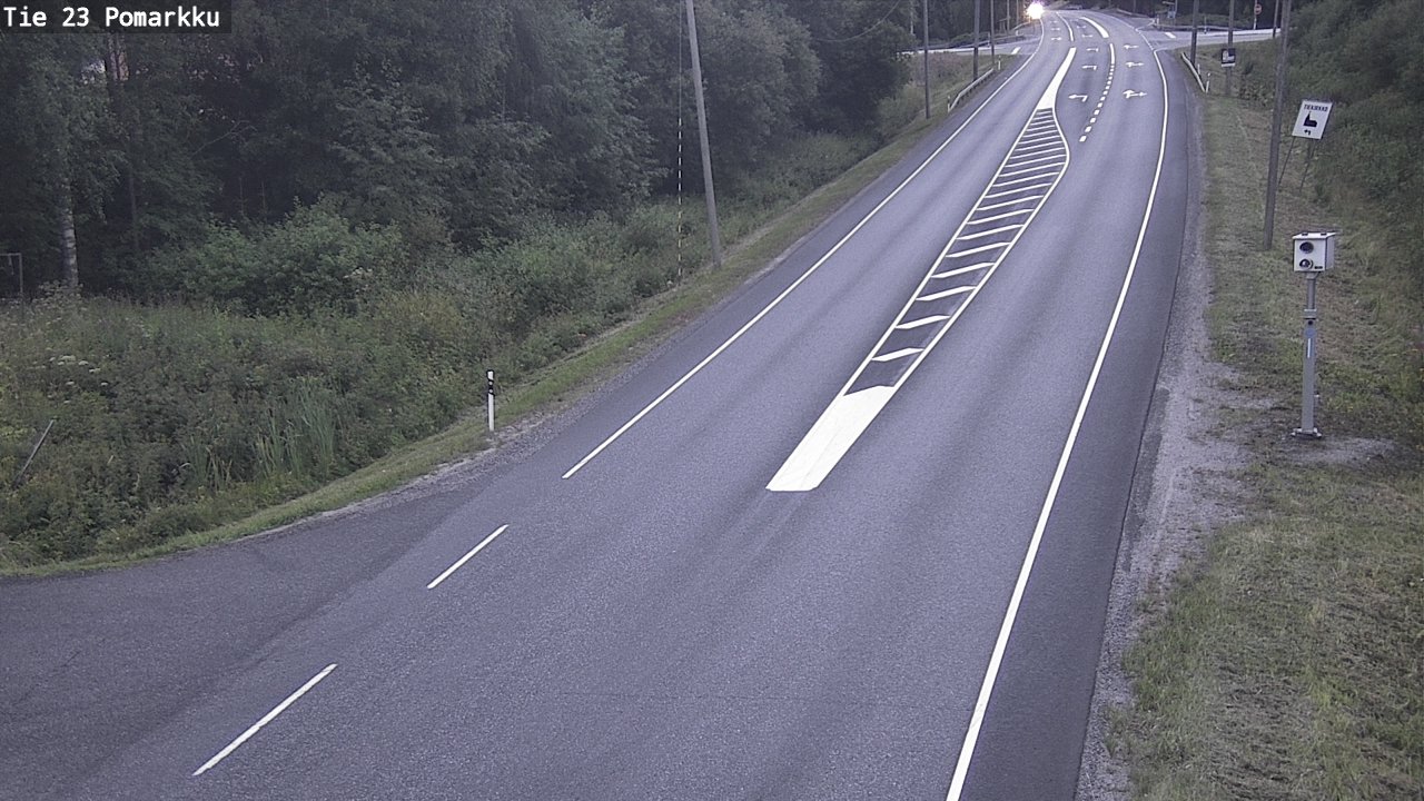 Weather Camera Image Road 23 Pomarkku, Pomarkku, Satakunta