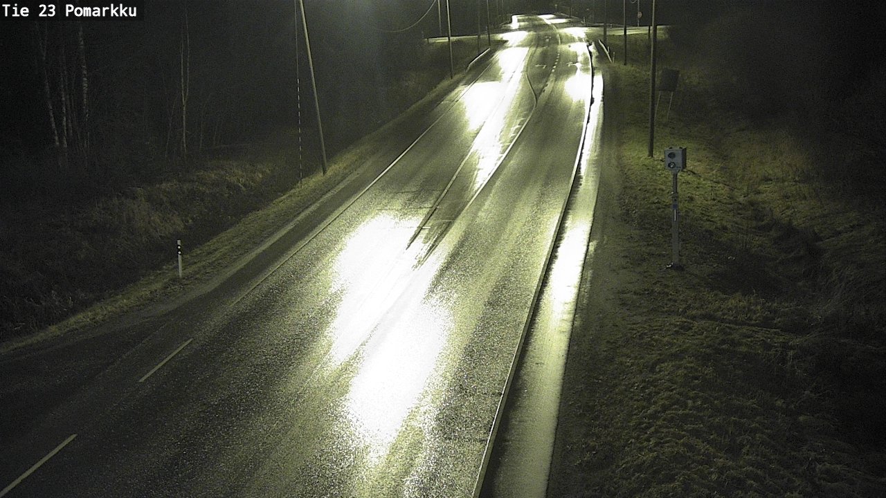 Weather Camera Image Road 23 Pomarkku, Pomarkku, Satakunta