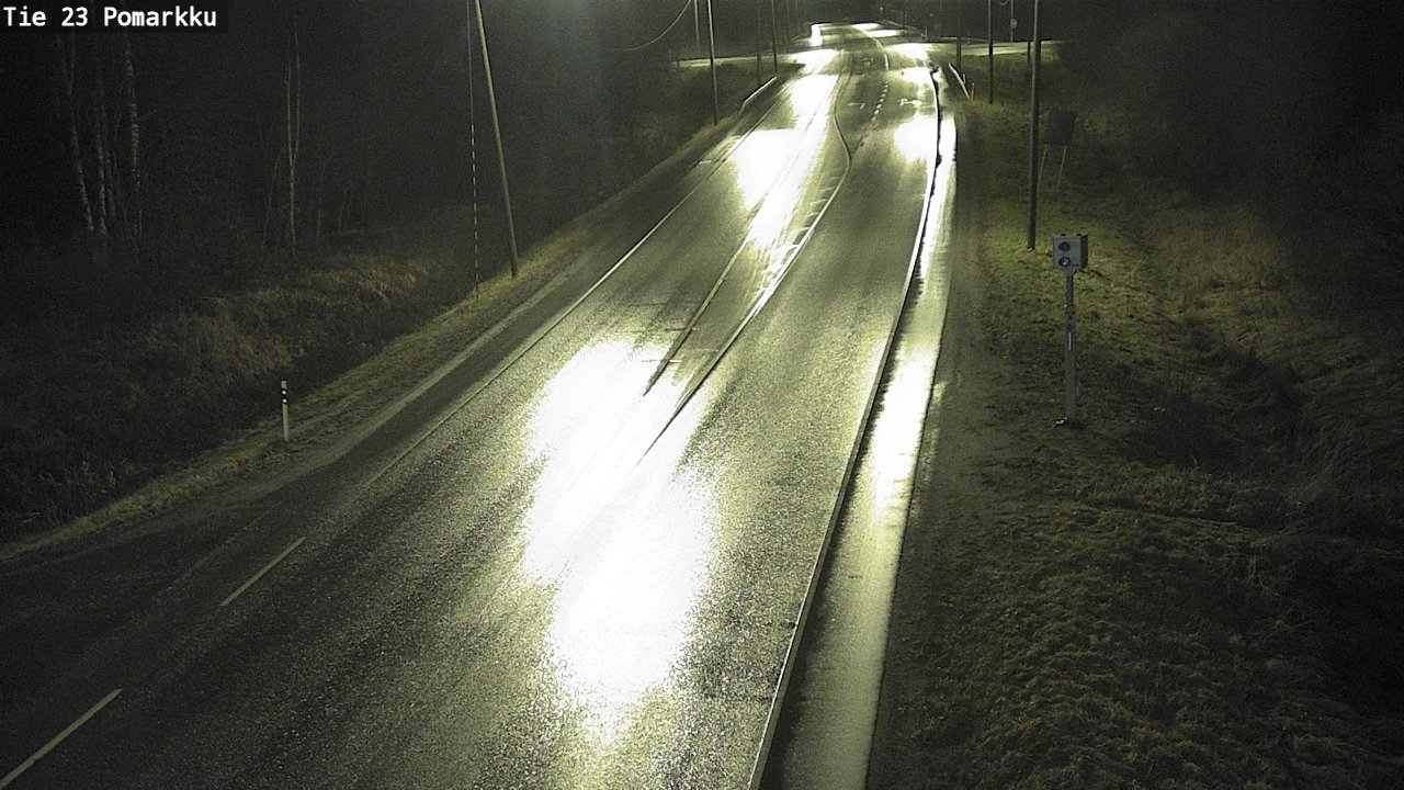 Weather Camera Image Road 23 Pomarkku, Pomarkku, Satakunta