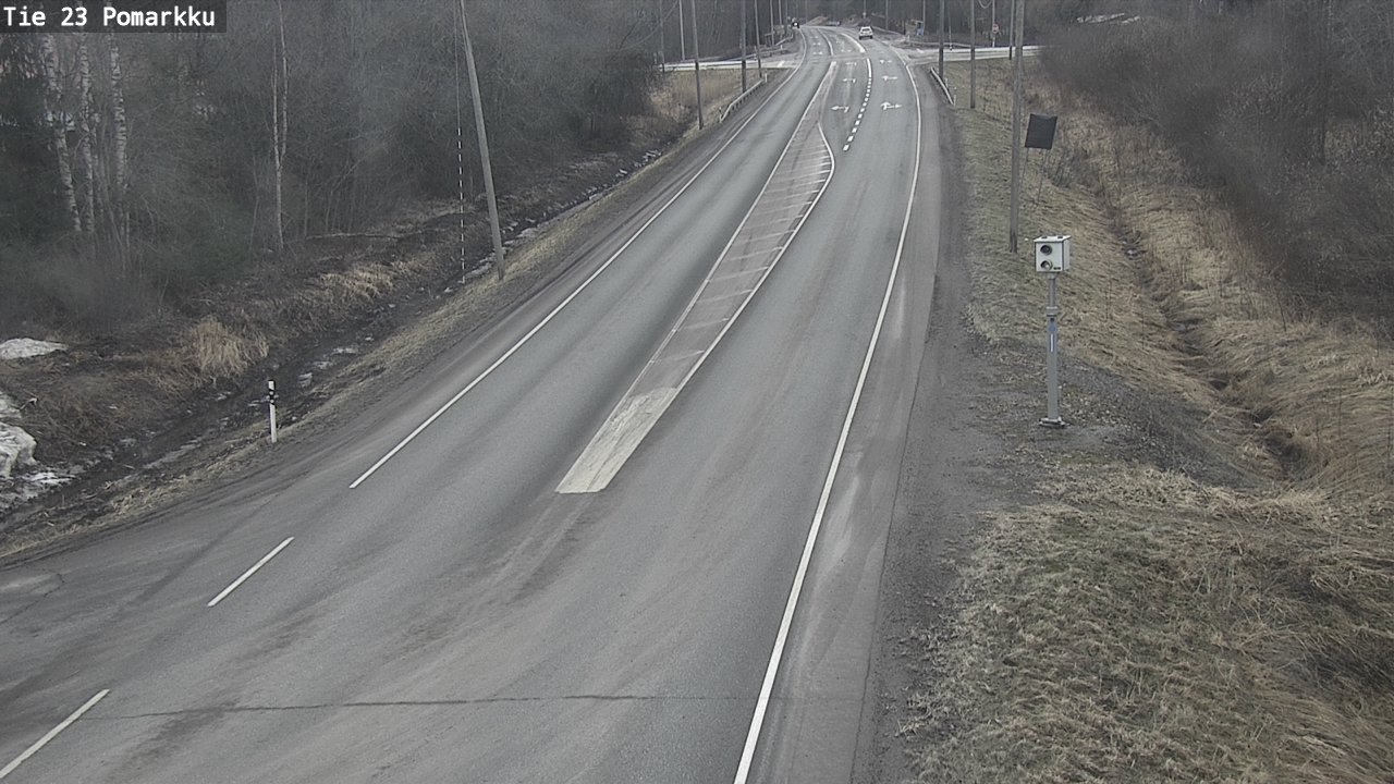 Weather Camera Image Road 23 Pomarkku, Pomarkku, Satakunta