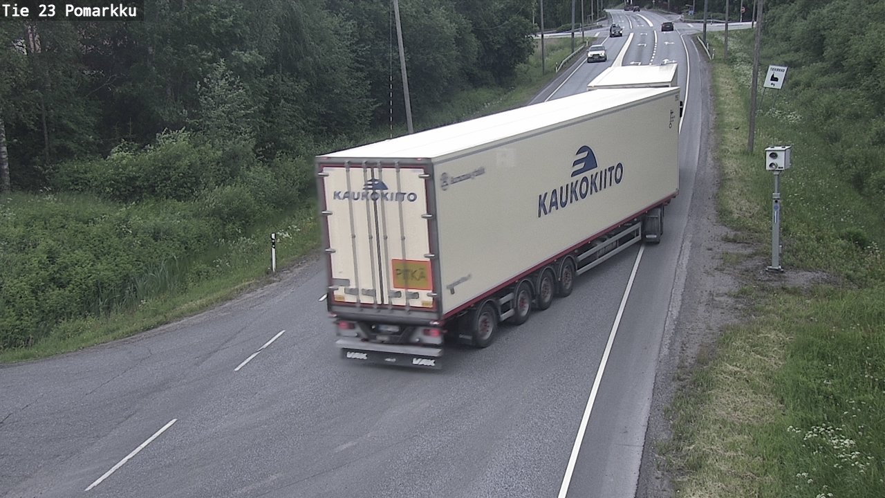 Weather Camera Image Road 23 Pomarkku, Pomarkku, Satakunta
