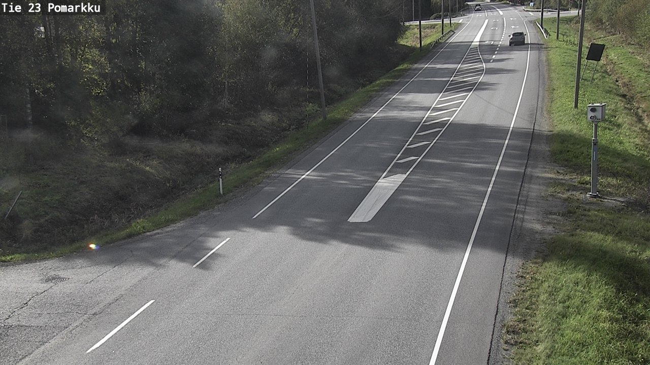 Weather Camera Image Väg 23 Påmark, Pomarkku, Satakunta
