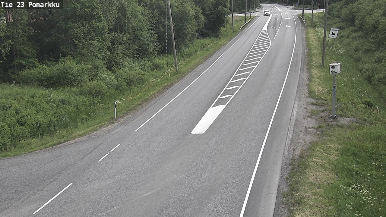 Kelikamerat Kuva Tie 23 Pomarkku, Pomarkku, Satakunta