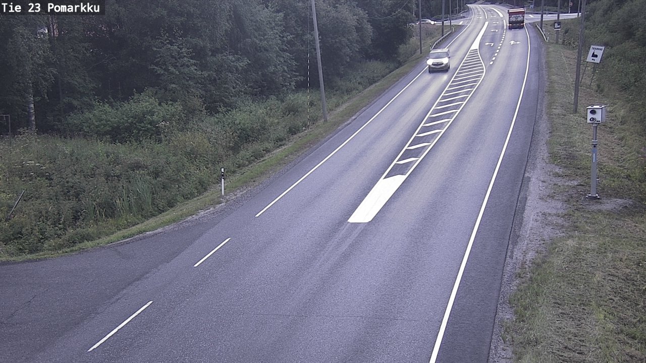 Weather Camera Image Road 23 Pomarkku, Pomarkku, Satakunta