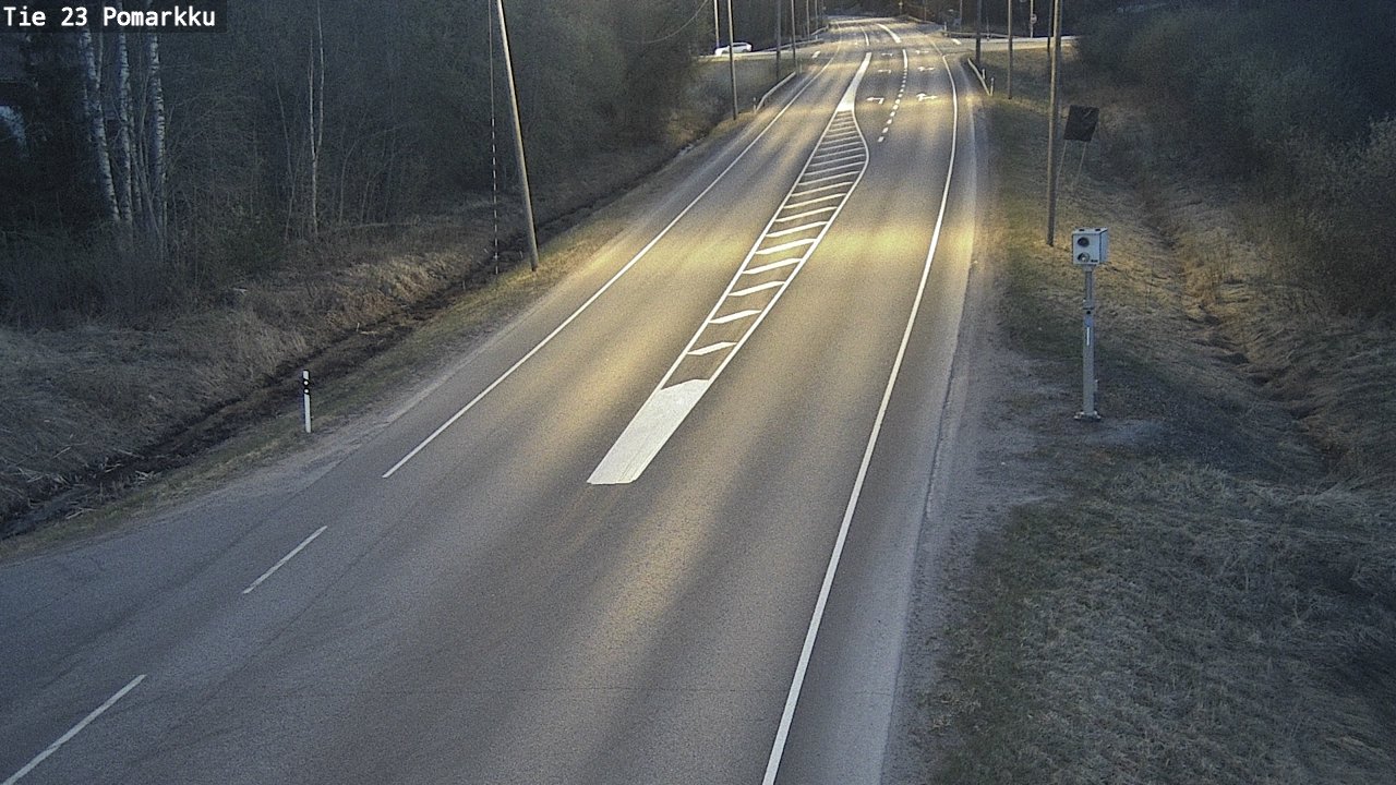 Weather Camera Image Väg 23 Påmark, Pomarkku, Satakunta