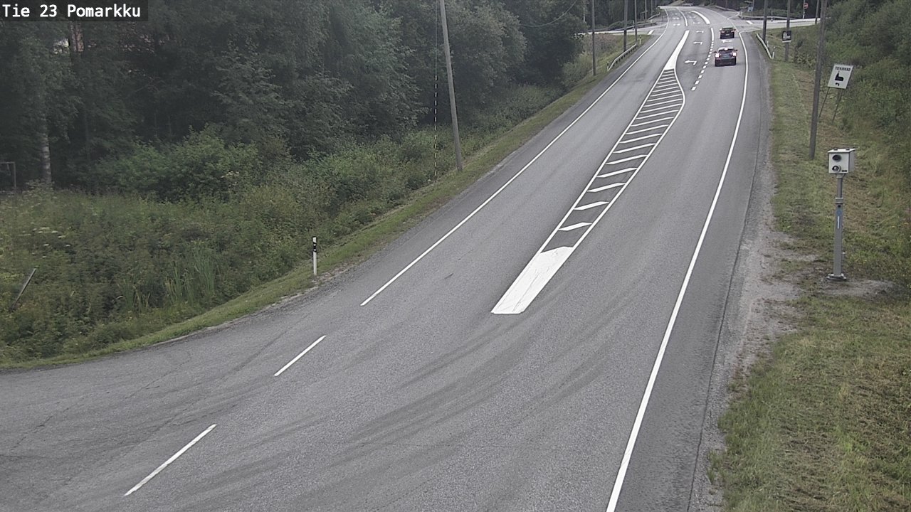Weather Camera Image Road 23 Pomarkku, Pomarkku, Satakunta