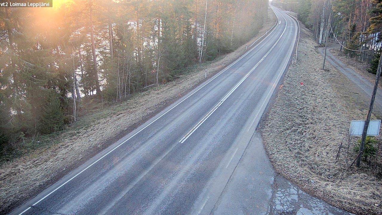 Weather Camera Image Road 2 Loimaa, Leppijärvi, Loimaa, Varsinais-Suomi