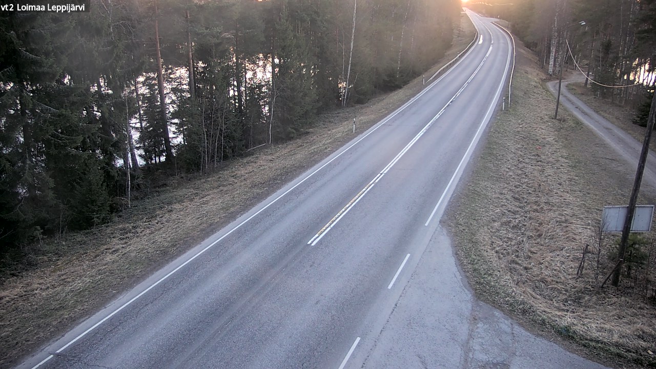 Weather Camera Image Väg 2 Loimaa, Leppijärvi, Loimaa, Varsinais-Suomi