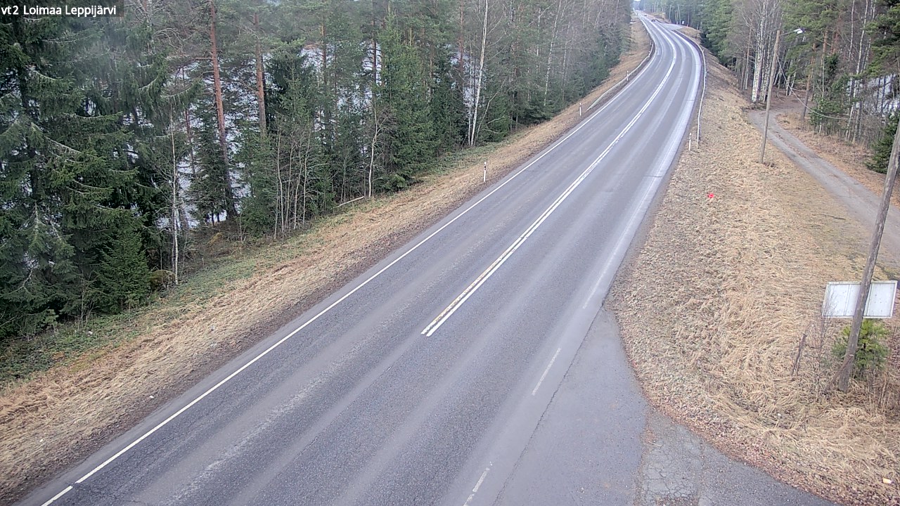 Weather Camera Image Väg 2 Loimaa, Leppijärvi, Loimaa, Varsinais-Suomi