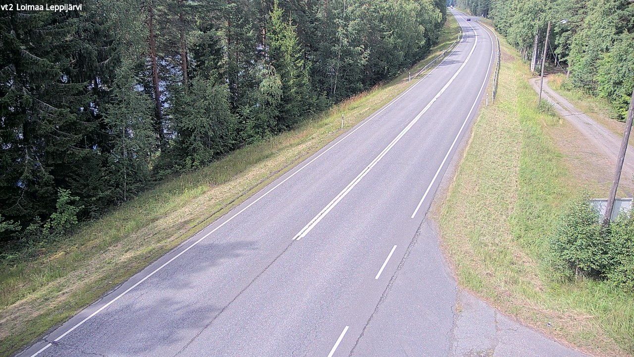 Weather Camera Image Väg 2 Loimaa, Leppijärvi, Loimaa, Varsinais-Suomi