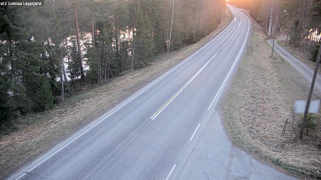 Weather Camera Image Väg 2 Loimaa, Leppijärvi, Loimaa, Varsinais-Suomi