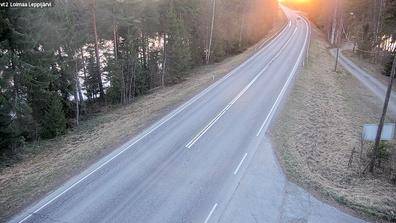 Weather Camera Image Väg 2 Loimaa, Leppijärvi, Loimaa, Varsinais-Suomi