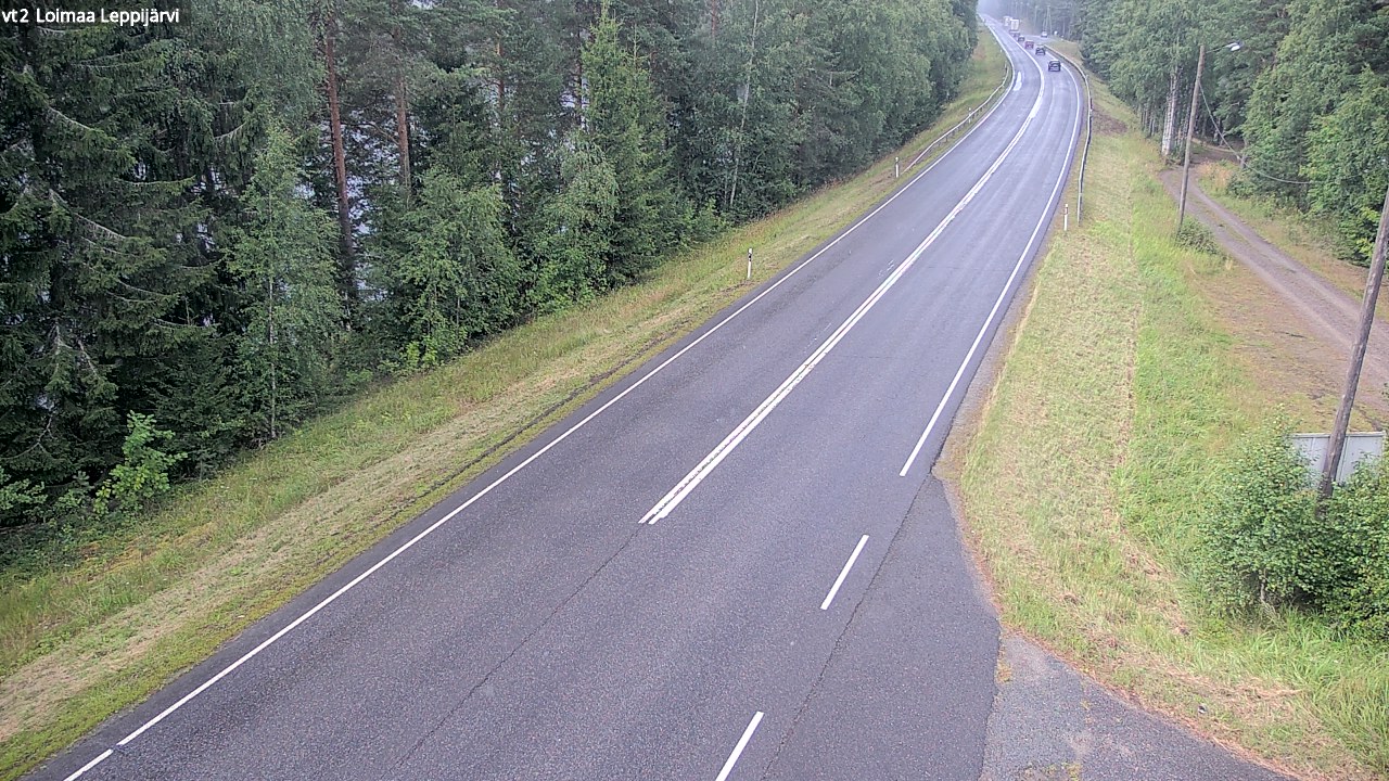 Weather Camera Image Väg 2 Loimaa, Leppijärvi, Loimaa, Varsinais-Suomi