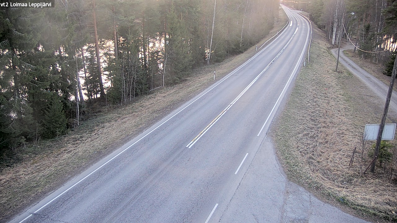Weather Camera Image Väg 2 Loimaa, Leppijärvi, Loimaa, Varsinais-Suomi