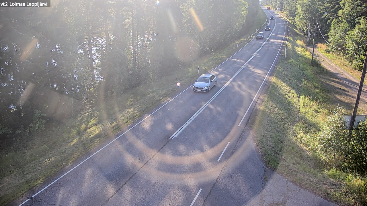Weather Camera Image Väg 2 Loimaa, Leppijärvi, Loimaa, Varsinais-Suomi