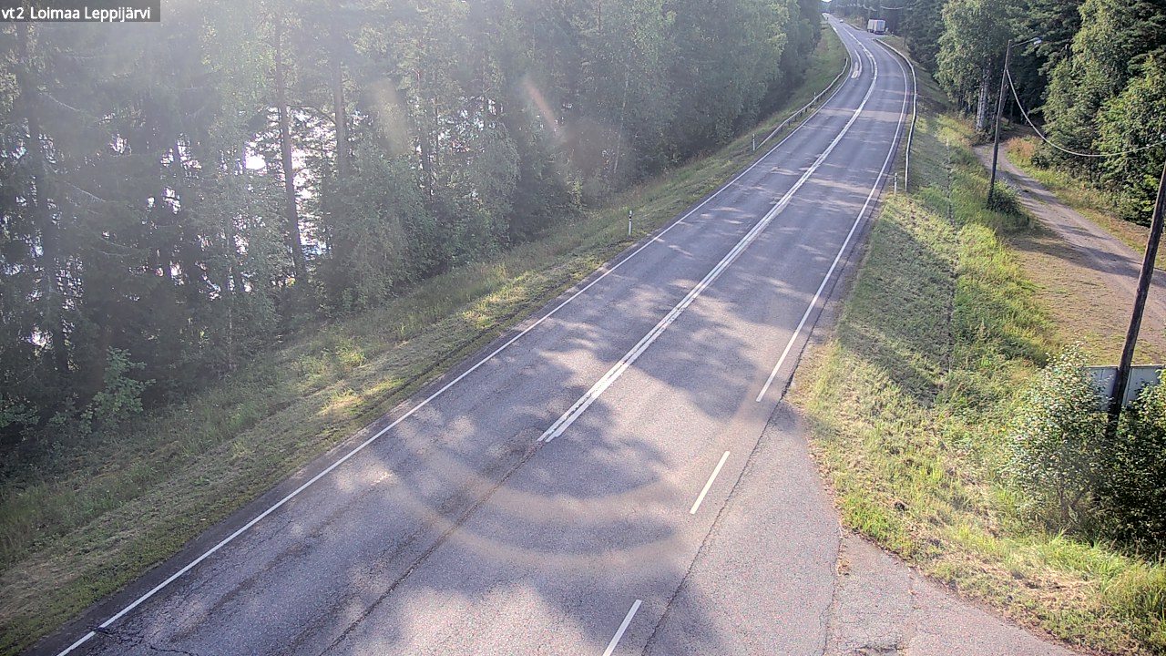 Weather Camera Image Väg 2 Loimaa, Leppijärvi, Loimaa, Varsinais-Suomi