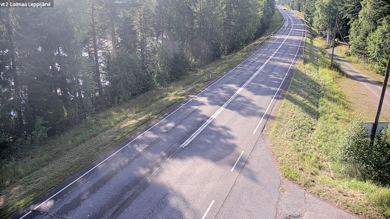 Weather Camera Image Väg 2 Loimaa, Leppijärvi, Loimaa, Varsinais-Suomi