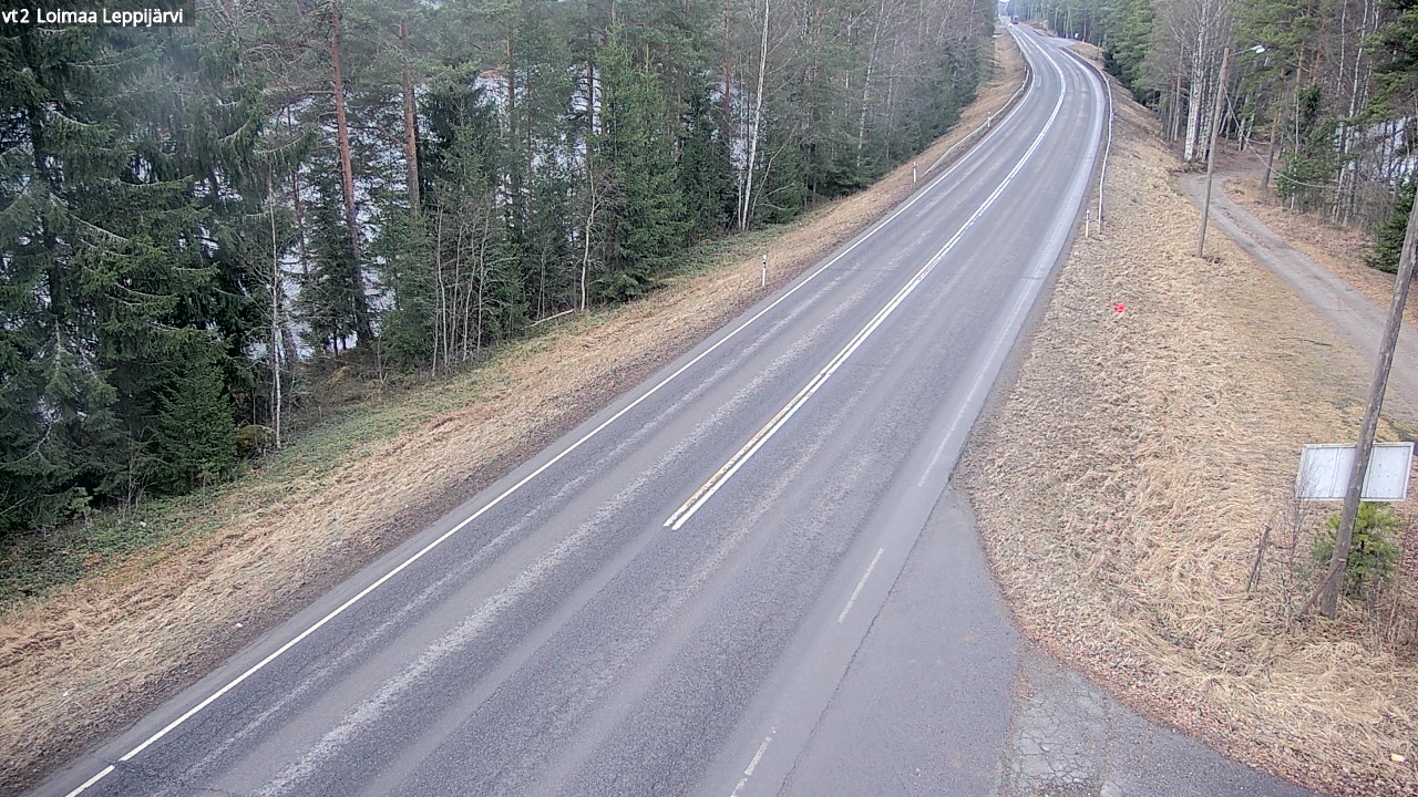 Weather Camera Image Väg 2 Loimaa, Leppijärvi, Loimaa, Varsinais-Suomi
