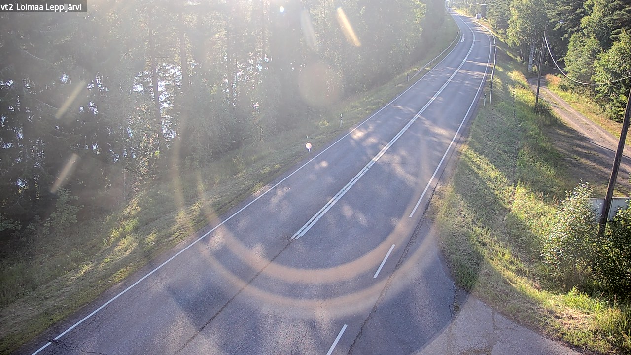 Weather Camera Image Väg 2 Loimaa, Leppijärvi, Loimaa, Varsinais-Suomi