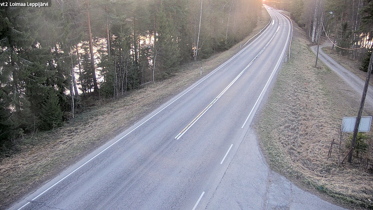 Weather Camera Image Väg 2 Loimaa, Leppijärvi, Loimaa, Varsinais-Suomi