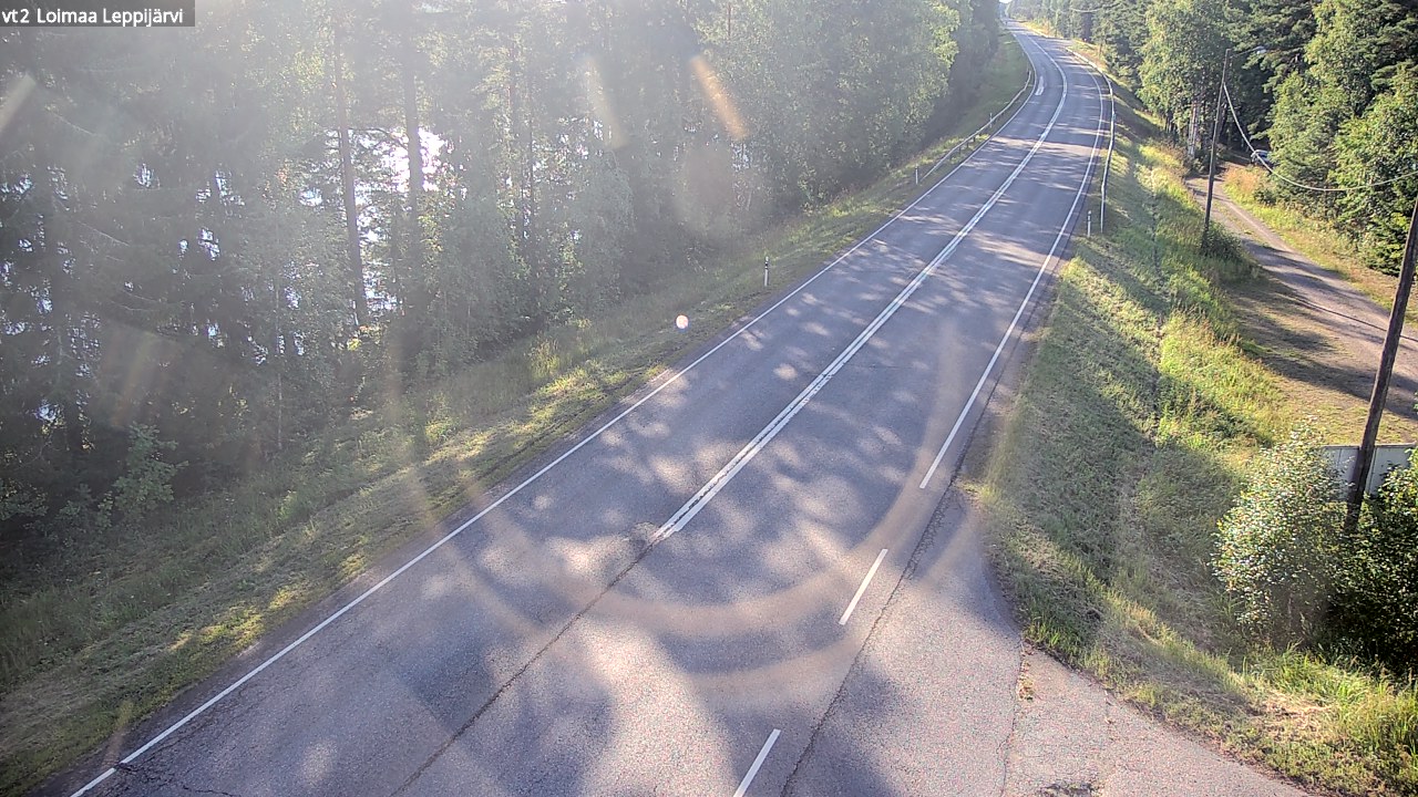 Weather Camera Image Väg 2 Loimaa, Leppijärvi, Loimaa, Varsinais-Suomi